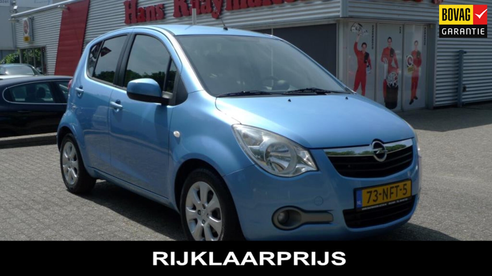 Opel Agila - 1.2 Edition Stuurbekrachtiging, hoge zit, airco, trekhaak. All-in prijs. - AutoWereld.nl