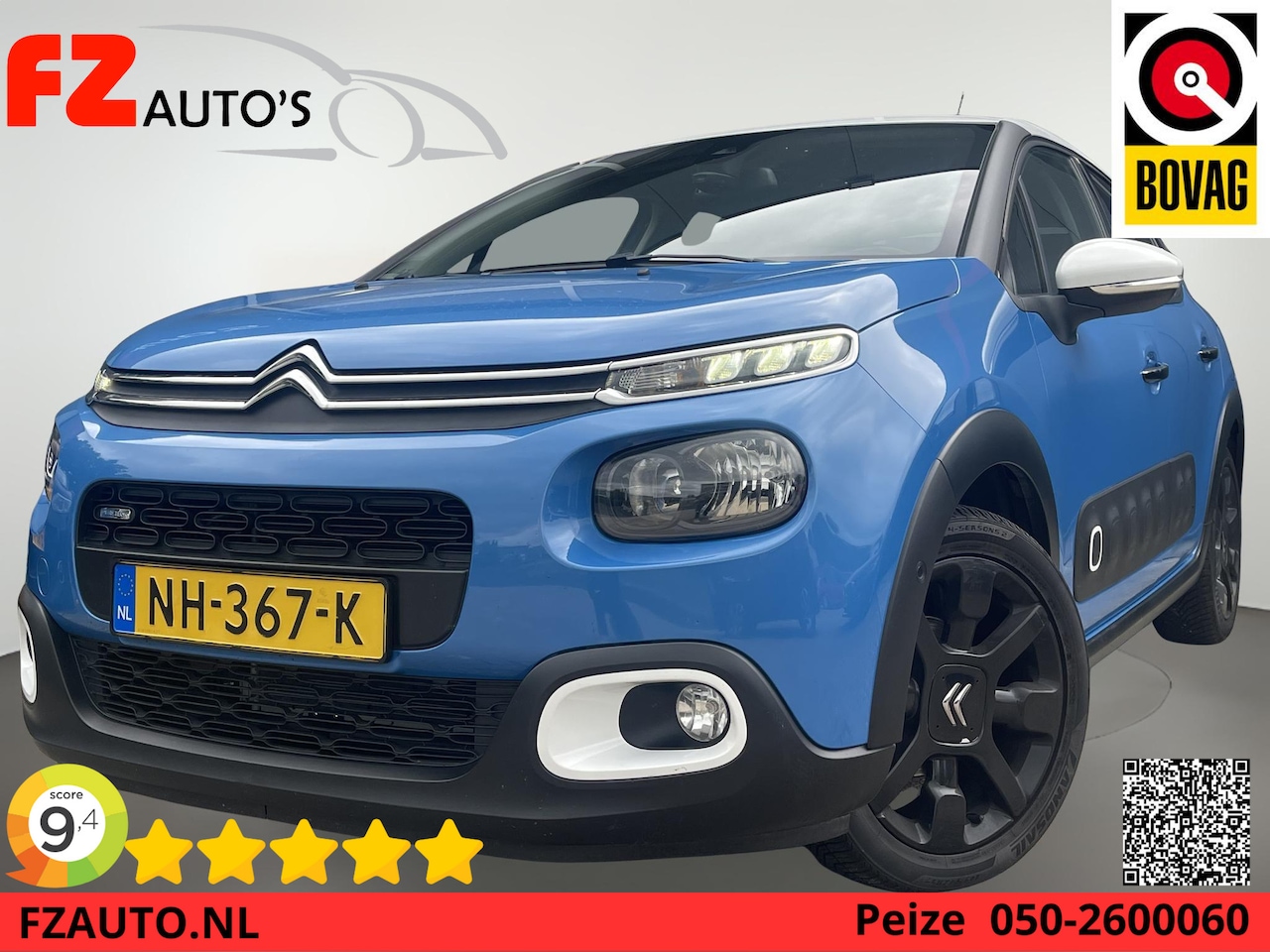 Citroën C3 - 1.2 PureTech S&S Shine - Navigatie - Airco - Cruise Control - AutoWereld.nl