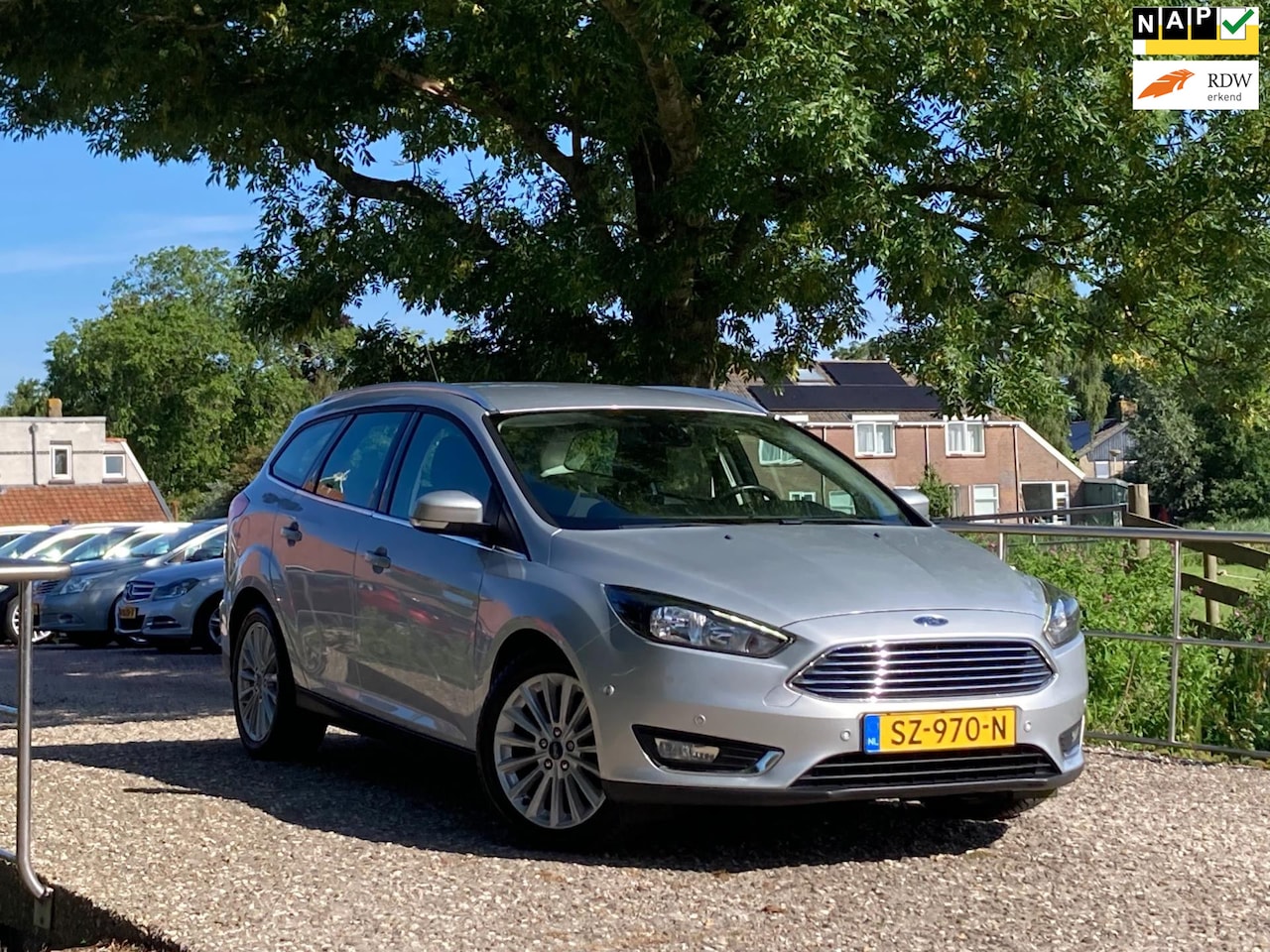 Ford Focus Wagon - 1.0 Titanium | Cruise + Clima + Navi nu € 7.975,-!!! - AutoWereld.nl
