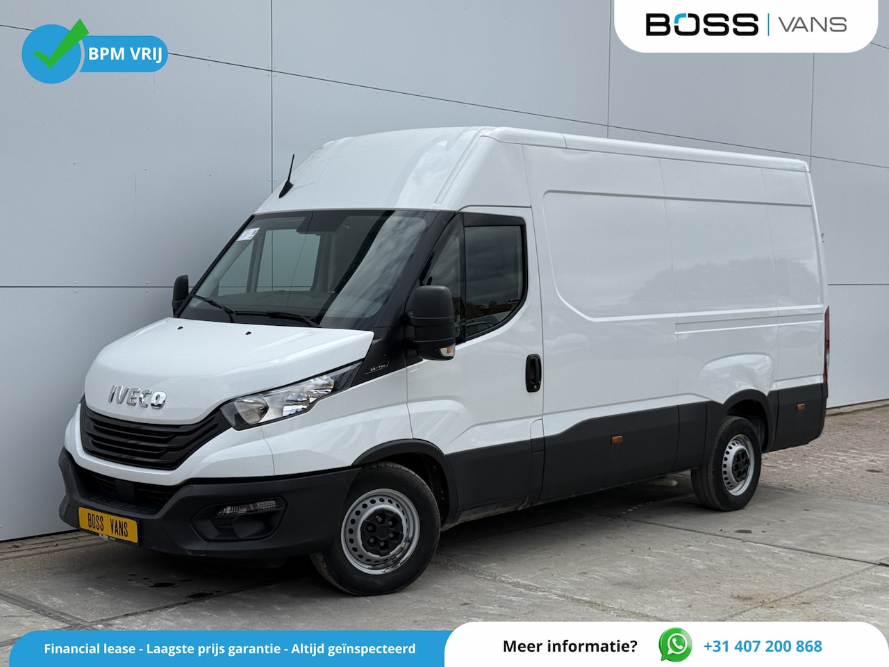 Iveco Daily - 35S14 2.3 L2H2 Airco Cruise 3.5ton Trekgewicht Lucht geveerde stoel - AutoWereld.nl