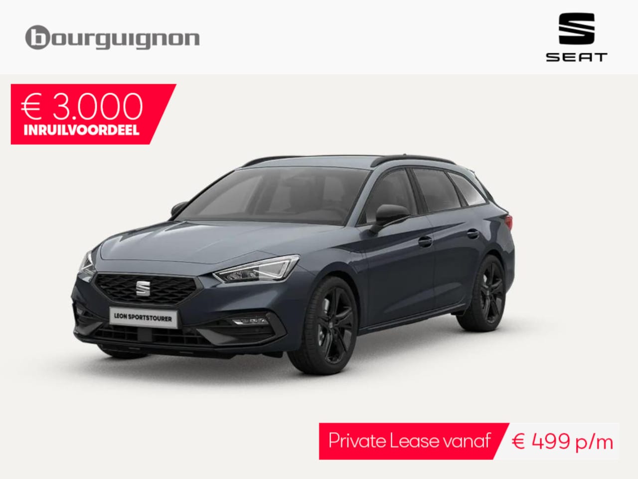 SEAT Leon Sportstourer - FR Business 1.5 TSI eHybrid PHEV 204pk | Trekhaak | Adaptive cruise control | Matrix LED | - AutoWereld.nl