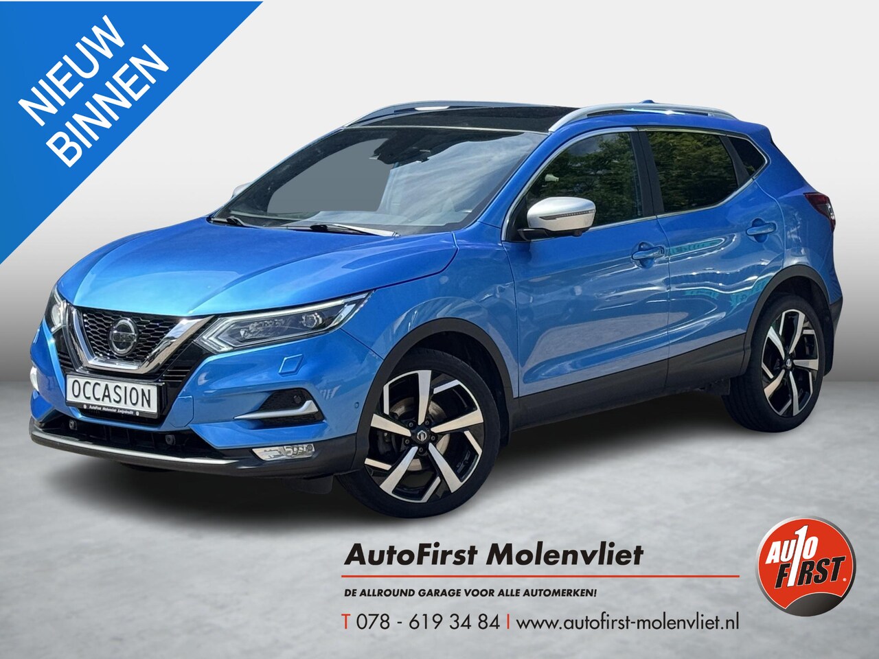 Nissan Qashqai - 1.3 DIG-T Tekna + I INCL. € 850,00 AFL.KOSTEN + BOVAG GARANTIE - AutoWereld.nl