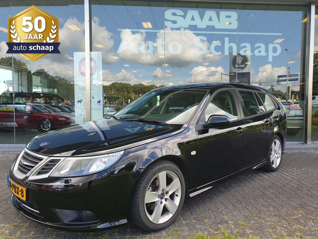 Saab 9-3 - Estate 2.0t Norden Exklusiv | Rijklaar incl garantie | Xenon Trekhaak Lederen bekleding Ca - AutoWereld.nl