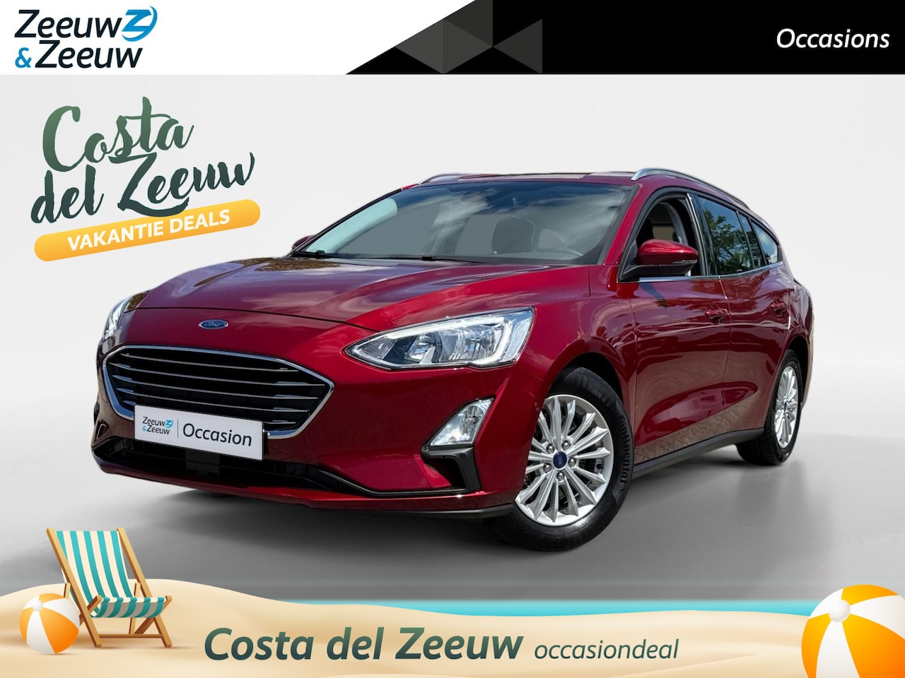 Ford Focus Wagon - 1.0 EcoBoost Titanium Business | Winter pack | 1ste Eigenaar | Apple carplay & Andriod aut - AutoWereld.nl