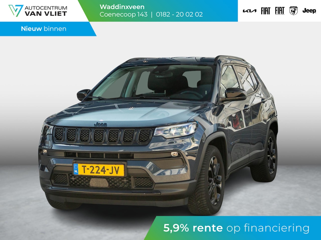 Jeep Compass - 4xe 190 Plug-in Hybrid Electric Night Eagle | Winter Pack - AutoWereld.nl