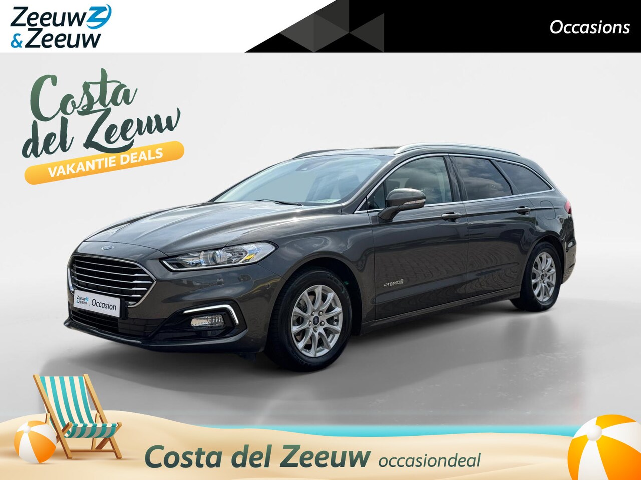 Ford Mondeo Wagon - 2.0 IVCT HEV Titanium | Automaat | Navigatie | Apple carplay & Android auto | Parkeersenso - AutoWereld.nl