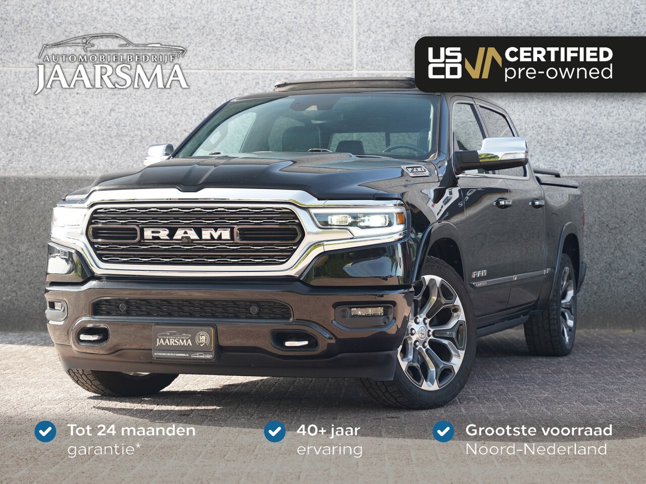 Dodge Ram 1500 - 5.7 V8 4x4 Crew Cab Limited |Dealer onderhouden |1e eigenaar |Meest luxe uitvoering | - AutoWereld.nl