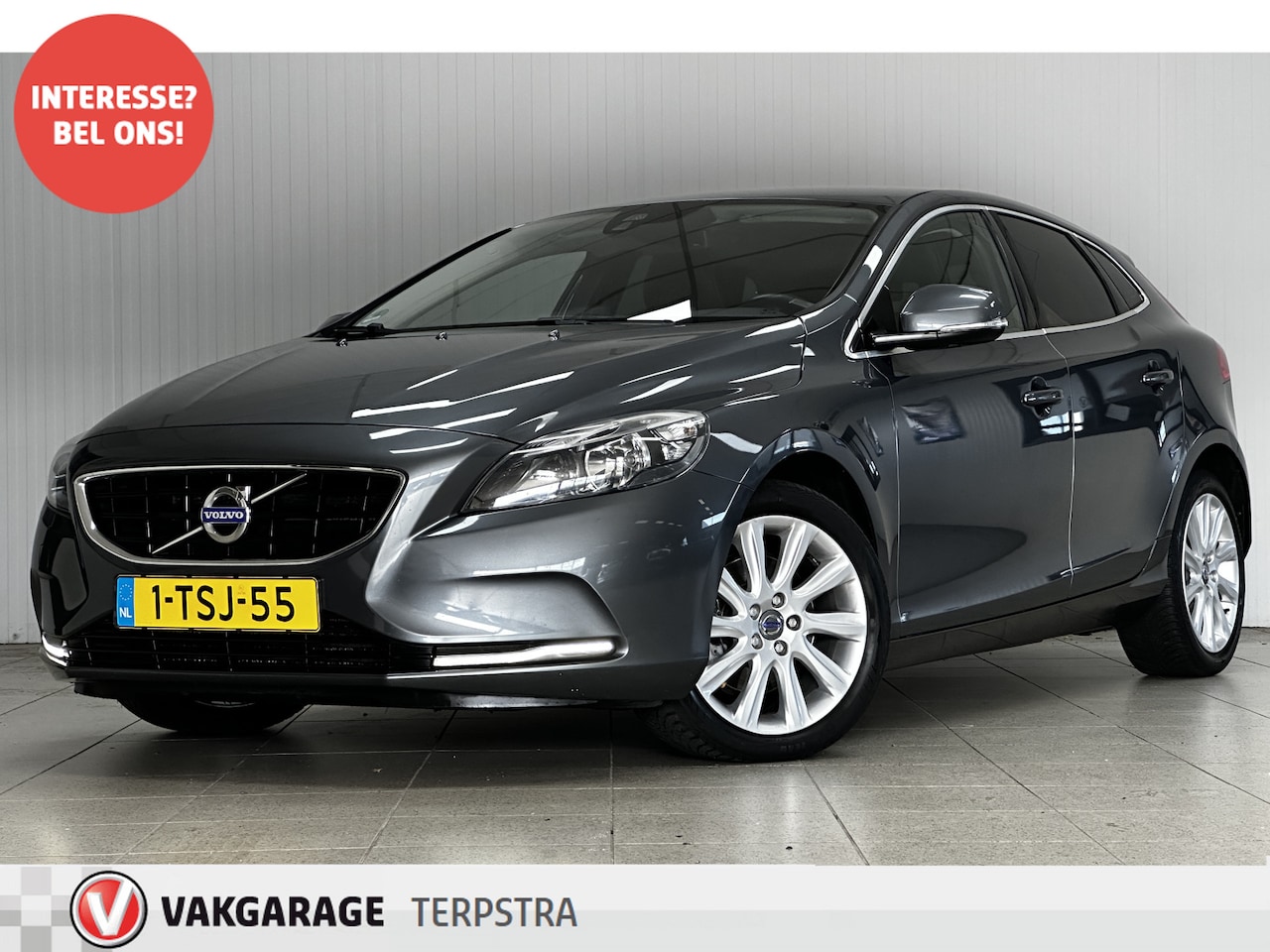Volvo V40 - 1.6 T3 Momentum/ D-Riem verv: 115.000 KM!/ Half-Leder/ 17'' LMV/ Navi/ Clima/ Cruise/ Elek - AutoWereld.nl