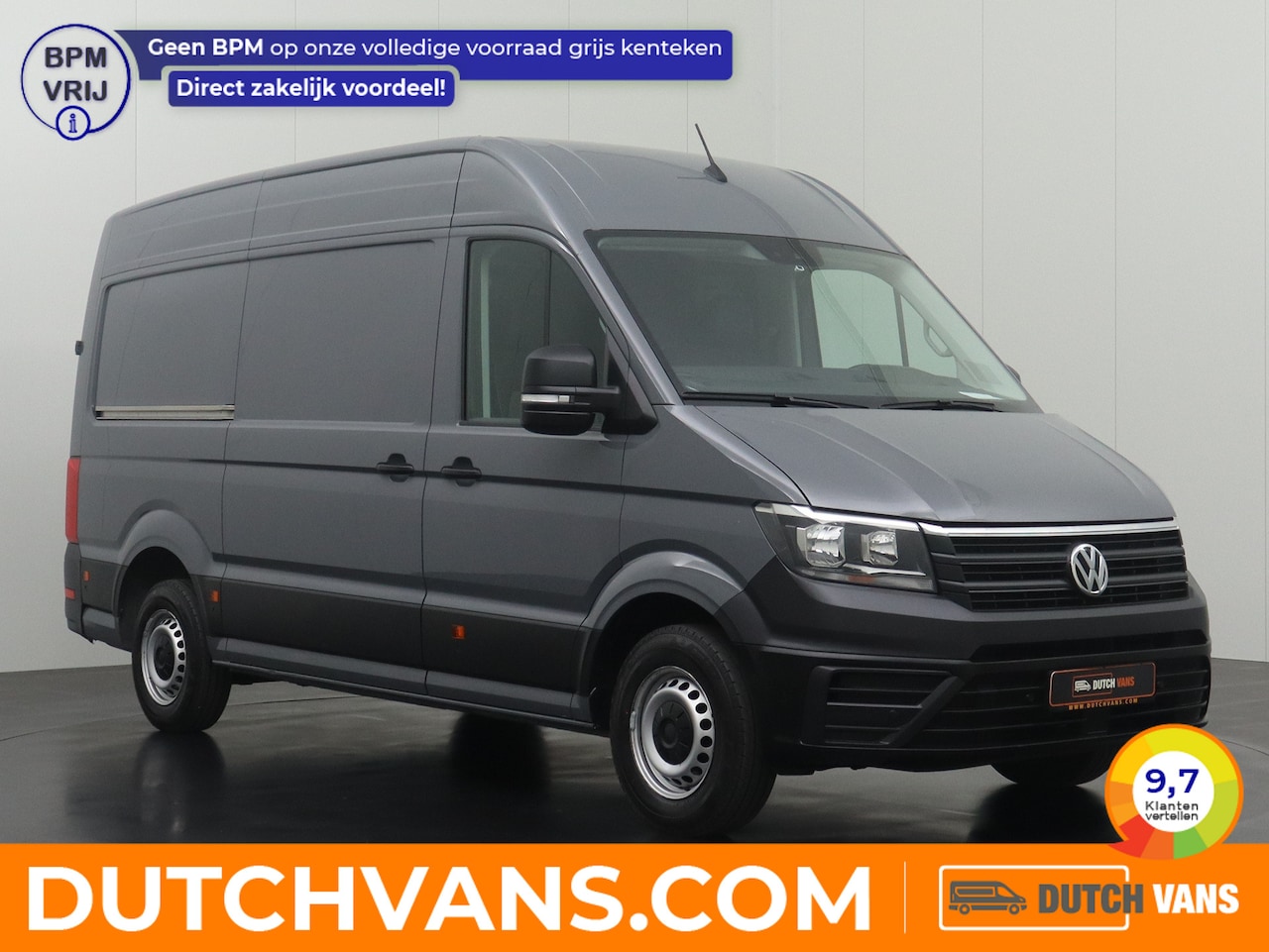 Volkswagen Crafter - 2.0TDI 177PK L3H3 | Navigatie | Camera | Airco | Cruise | 3-Persoons - AutoWereld.nl