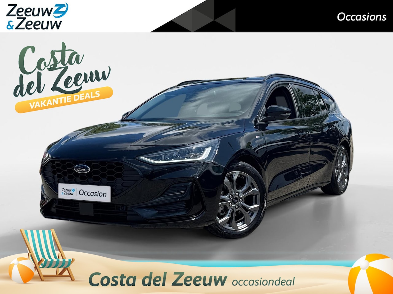 Ford Focus Wagon - 1.0 EcoBoost Hybrid ST Line | Winter pack | 1ste Eigenaar | Carplay & Andriod auto | 12 ma - AutoWereld.nl