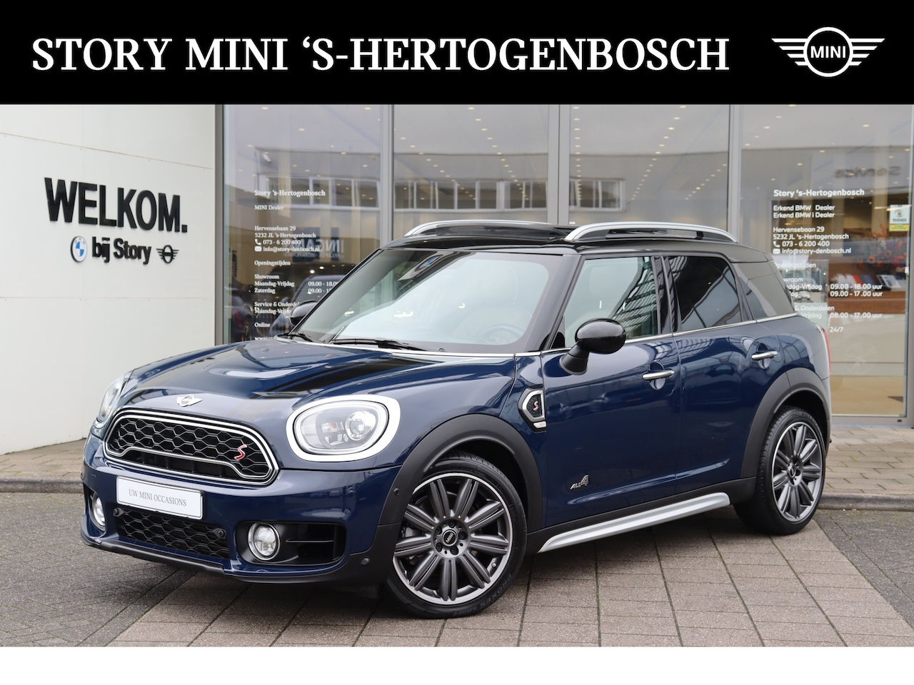 MINI Countryman - Cooper S ALL4 Chili Automaat / Panoramadak / Achteruitrijcamera / Active Cruise Control / - AutoWereld.nl