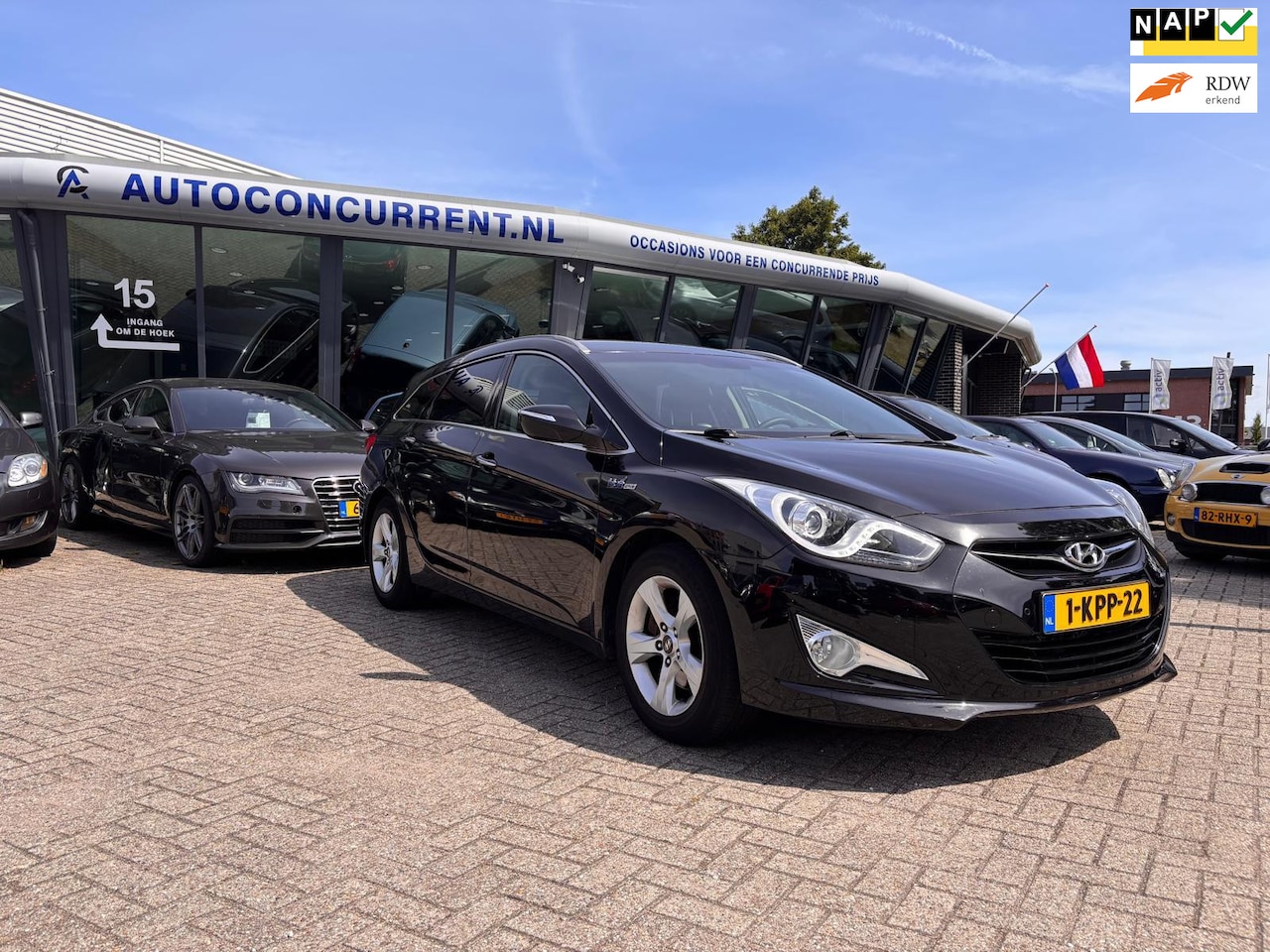 Hyundai i40 Wagon - 1.6 GDI Blue Business Edition 1.6 GDI Blue Business Edition, Nieuwe APK, Trekhaak, Navi, Keyles. - AutoWereld.nl