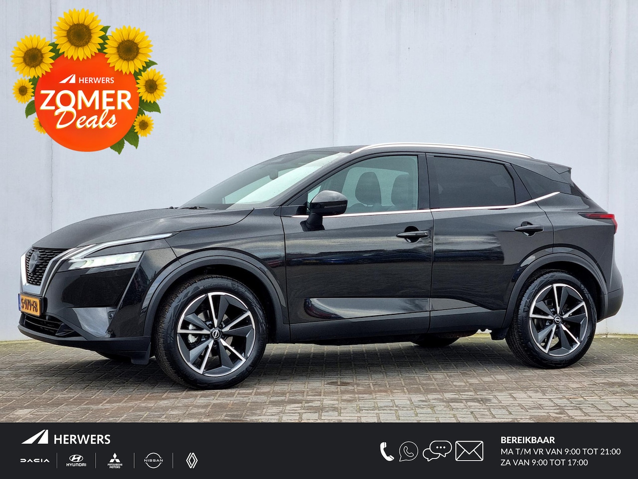 Nissan Qashqai - 1.3 MHEV Tekna / Trekhaak (1400 KG Trekgewicht) / Panoramadak / Navigatie + Apple Carplay/ - AutoWereld.nl