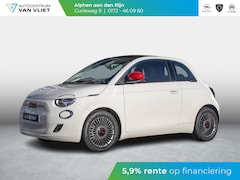 Fiat 500e - RED Cabrio 42 kWh | Uit voorraad leverbaar | CarPlay | PDC |