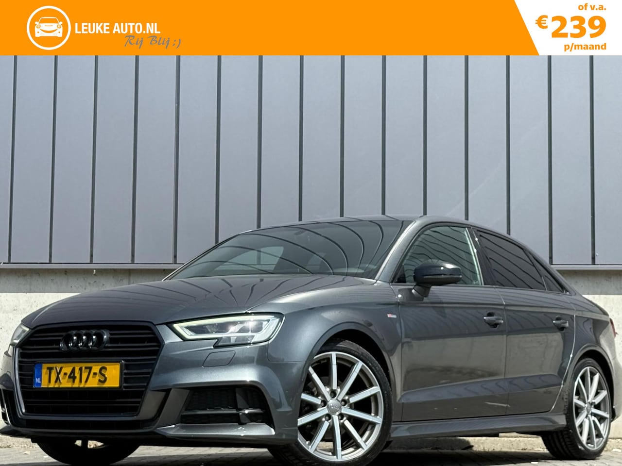 Audi A3 Limousine - 1.5 TFSI 150PK Automaat 3X S-Line Leer LED Dynamisch - AutoWereld.nl