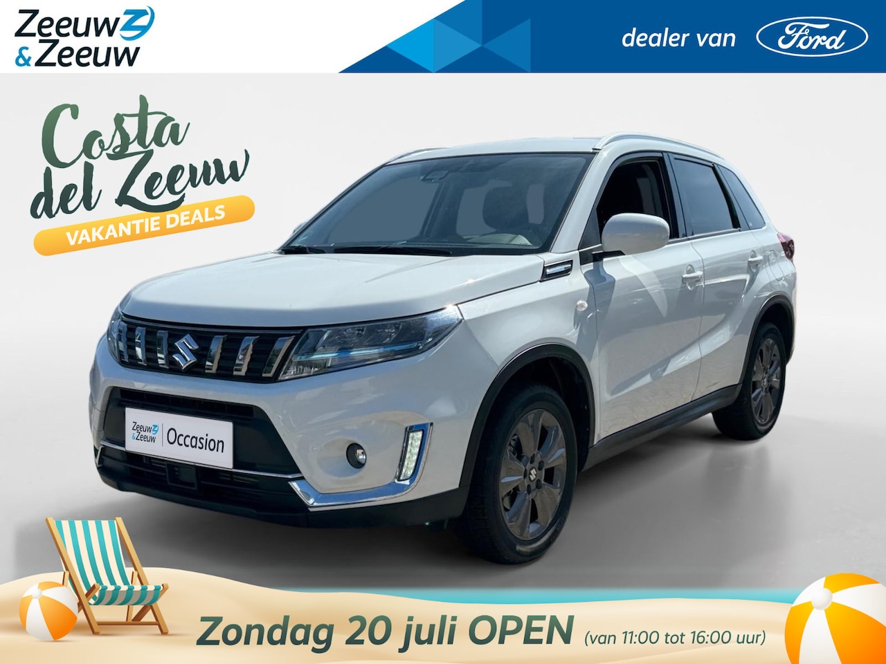 Suzuki Vitara - 1.4 Boosterjet Select Smart Hybrid Trekhaak / HOGE ZIT / Carplay - AutoWereld.nl