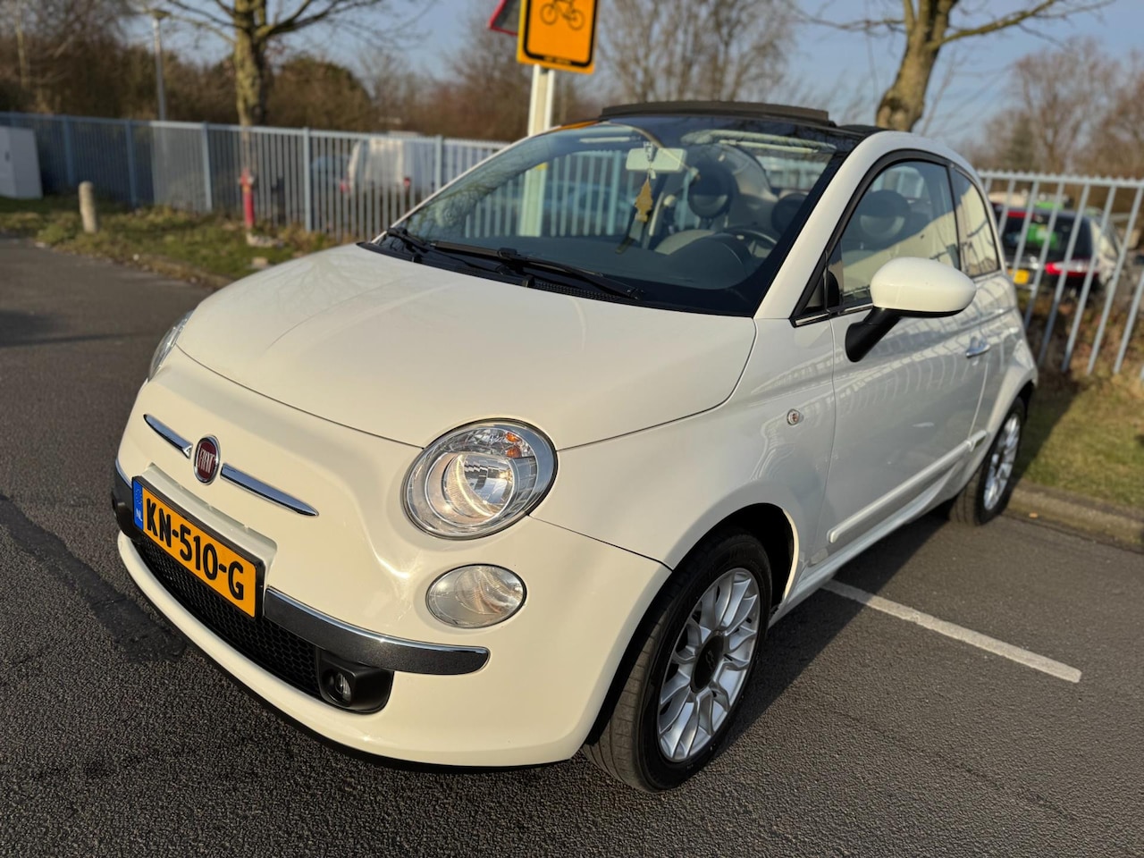 Fiat 500 C - 1.2 Lounge Cabrio airco APK elektr ramen - AutoWereld.nl