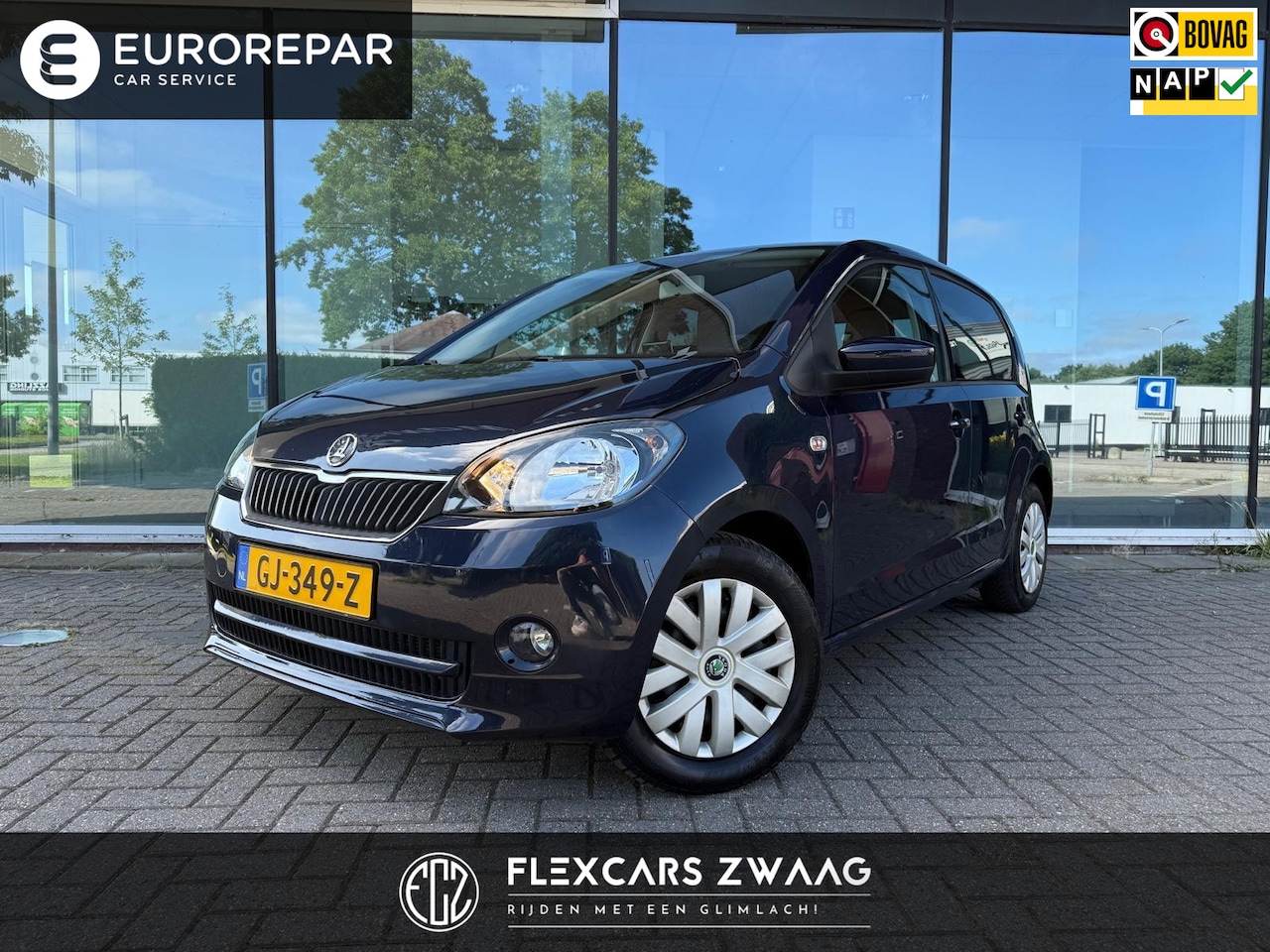 Skoda Citigo - 1.0 Greentech Edition - Airco - Navi - Org.NL - AutoWereld.nl