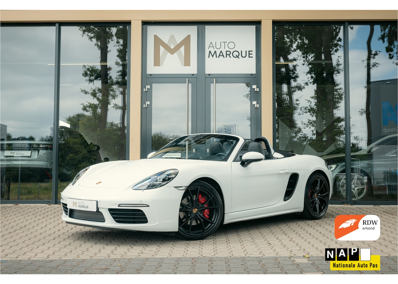 Porsche 718 Boxster S - 2.5 | Orig. NL | 20" Carrera S | Sport Chrono | Adaptieve Sportstoelen | BOSE | Navigatie - AutoWereld.nl