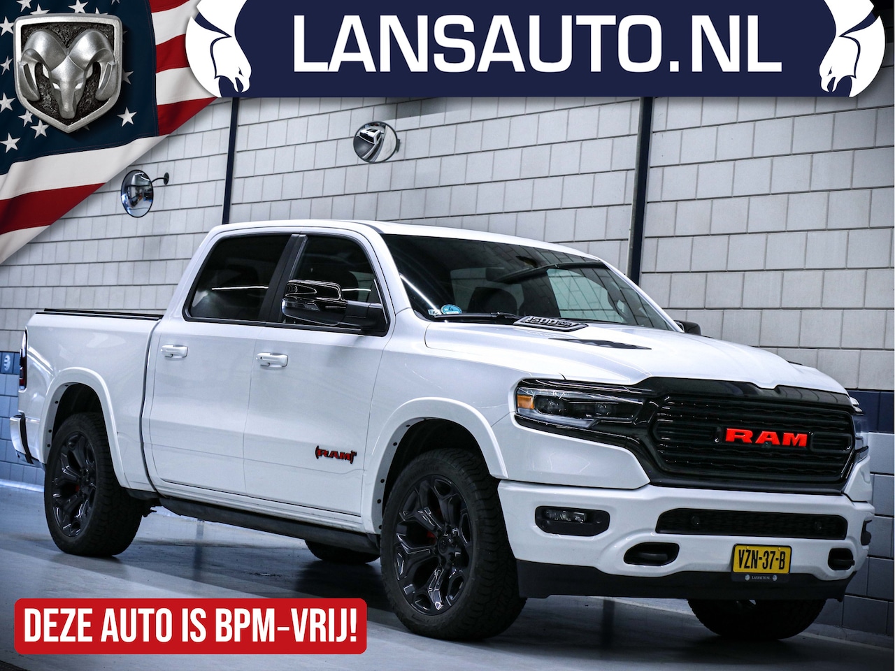 Dodge Ram 1500 - Crew Cab Limited Night RED Edition | Digital cluster | - AutoWereld.nl