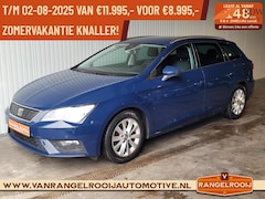 SEAT Leon ST - 1.0 EcoTSI Style DSG, trekhaak, navi, carplay, dab, pdc, 16" lmv