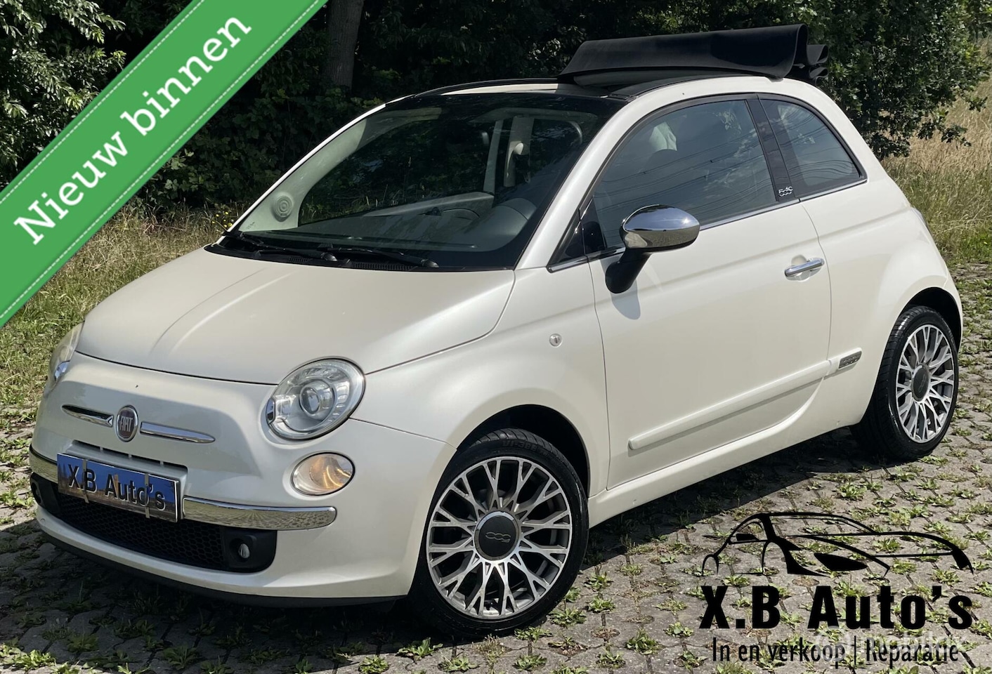 Fiat 500 - 1.2 Rock|CABRIO|AUTOMAAT|AIRCO|PAREL|PDC|NAP| - AutoWereld.nl