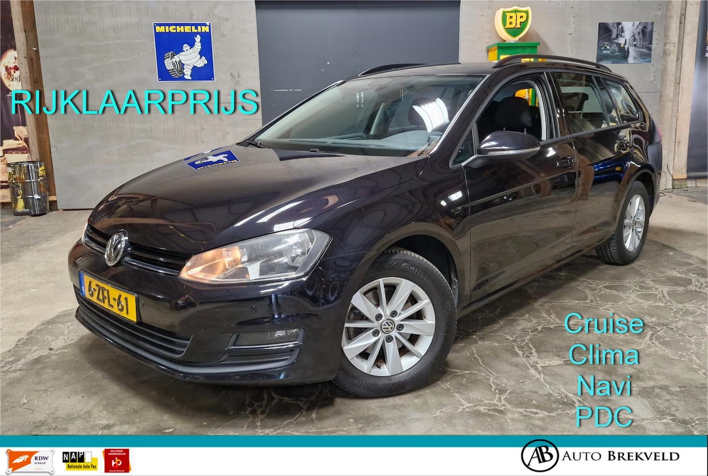 Volkswagen Golf Variant - 1.2 TSI Trendline 105PK | Rijklaarprijs | Clima | Cruise | Navi | LMV | PDC | NAP - AutoWereld.nl