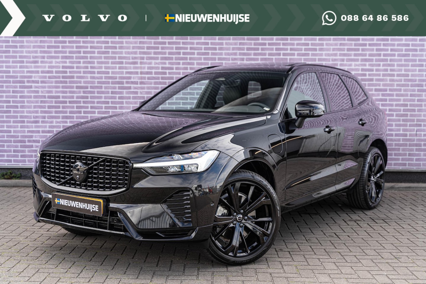Volvo XC60 - T6 Plug-in hybrid AWD Plus Black Edition | Adaptieve Cruise Control | Panoramadak | 360° P - AutoWereld.nl