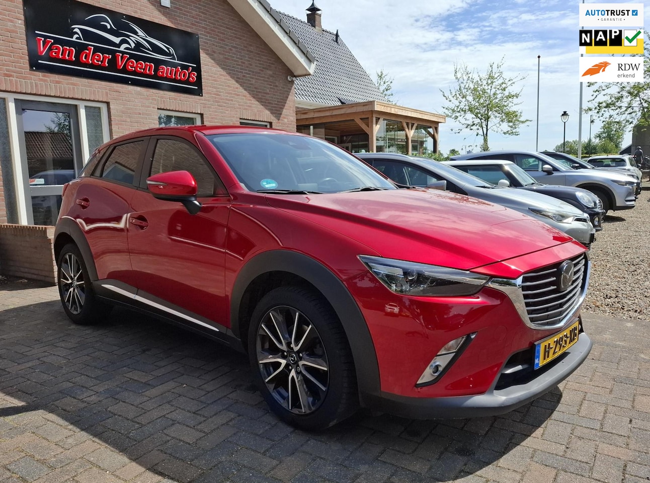 Mazda CX-3 - 2.0 SkyActiv-G 120 GT-M. Leder, stuur- & stoelverwarming, camera, navi, trekhaak, etc, etc - AutoWereld.nl