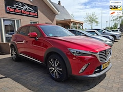 Mazda CX-3 - 2.0 SkyActiv-G 120 GT-M. Leder, stuur- & stoelverwarming, camera, navi, trekhaak, etc, etc