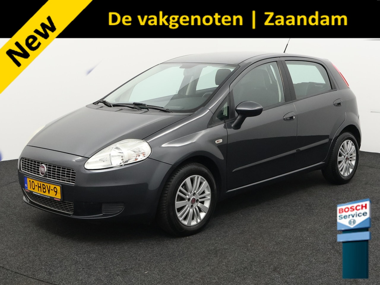 Fiat Grande Punto - 1.4-16V Edizione Lusso Airco, boordcomputer, Elek. ramen voor, lage km stand met nap! Voll - AutoWereld.nl