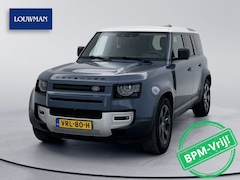 Land Rover Defender 110 - 2.0 D240 Grijs kenteken Pano Adaptieve cruise control Meridian Audio Memory seats