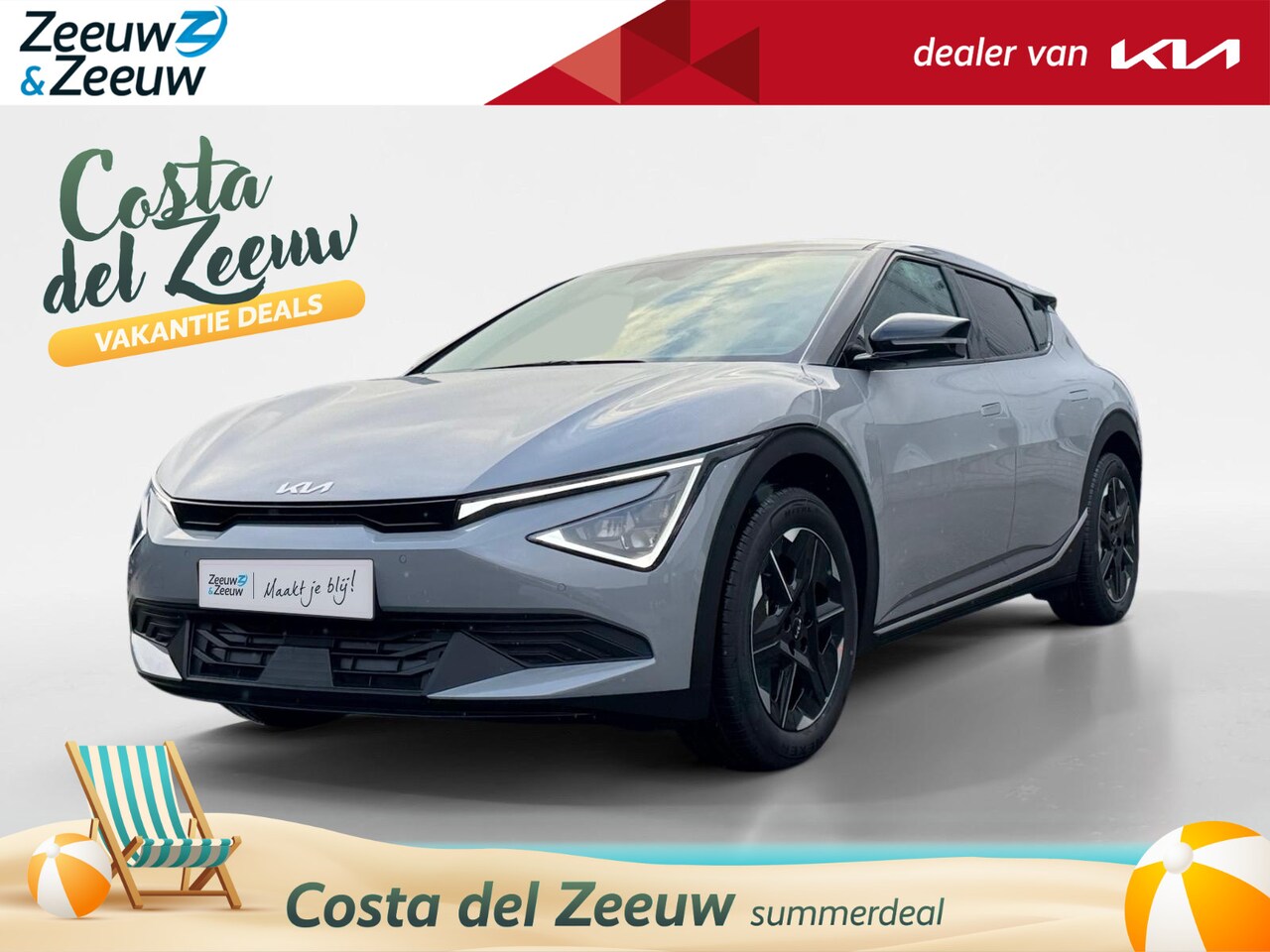 Kia EV6 - Light Edition 63 kWh | Enkele op voorraad bel voor info | NU MET €4.000,- inruilpremie + € - AutoWereld.nl