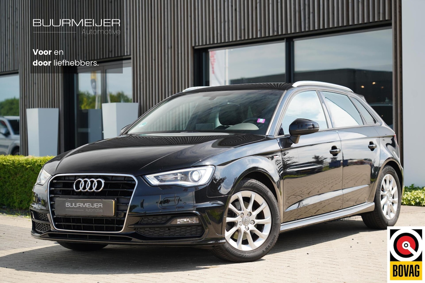 Audi A3 Sportback - 1.4 TFSI CoD Sport Pro Line S - Dealer onderhouden - Climate Control - 3 x S-Line - Zwarte - AutoWereld.nl