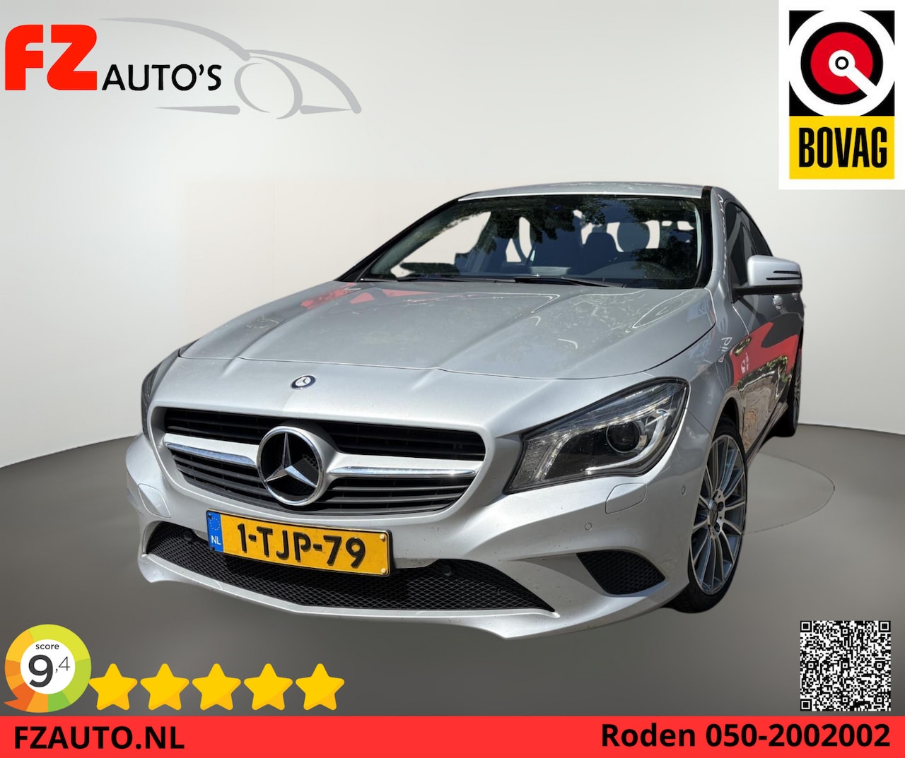 Mercedes-Benz CLA-Klasse - 200 Ambition Automaat - Parkeersensoren V+A - Cruise Controle - Airco - AutoWereld.nl