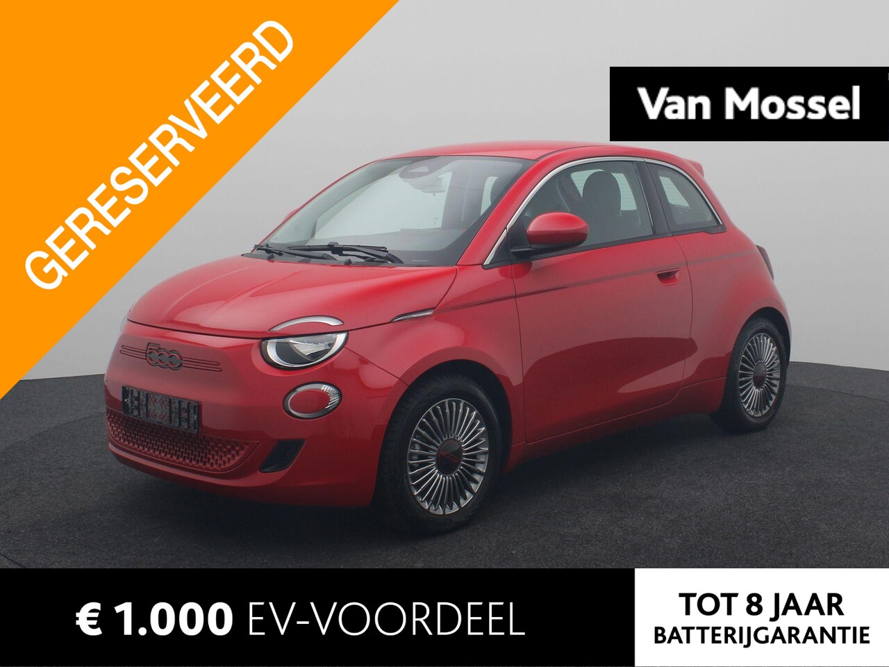 Fiat 500e - RED 42 kWh - AutoWereld.nl