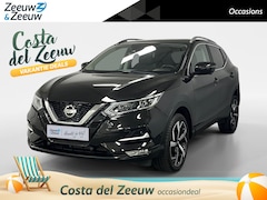Nissan Qashqai - 1.2 Tekna + NAVI AIRCO 360CAMERA CRUISE CONTROL PANO DAK PARKEERSENSOREN HOGE INSTAP DEALE