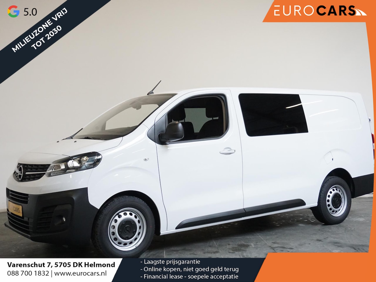 Opel Vivaro - 145pk Automaat Dubbele Cabine L3H1 Navigatie Apple Carplay Cruise control Trekhaak - AutoWereld.nl