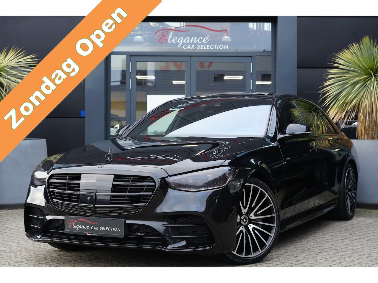 Mercedes-Benz S-klasse - 580 e 4MATIC Lang AMG Line 510pk Panoramadak/Massage/Burmester - AutoWereld.nl