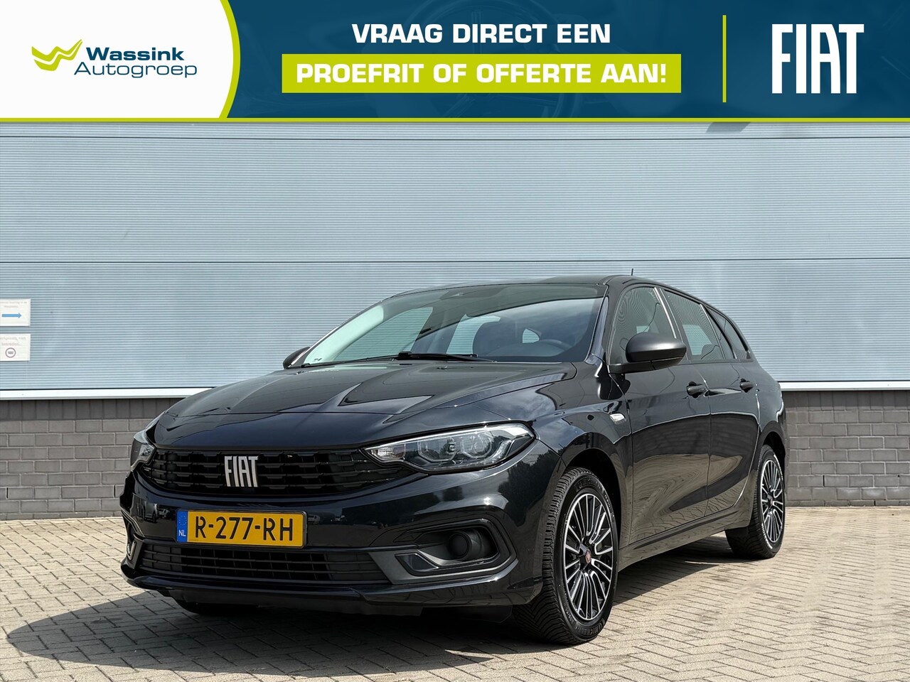 Fiat Tipo Stationwagon - 1.5 Hybrid 130 DCT-7 Street I Carplay I Cruise Control I Trekhaak I DAB | Spraakbediening - AutoWereld.nl