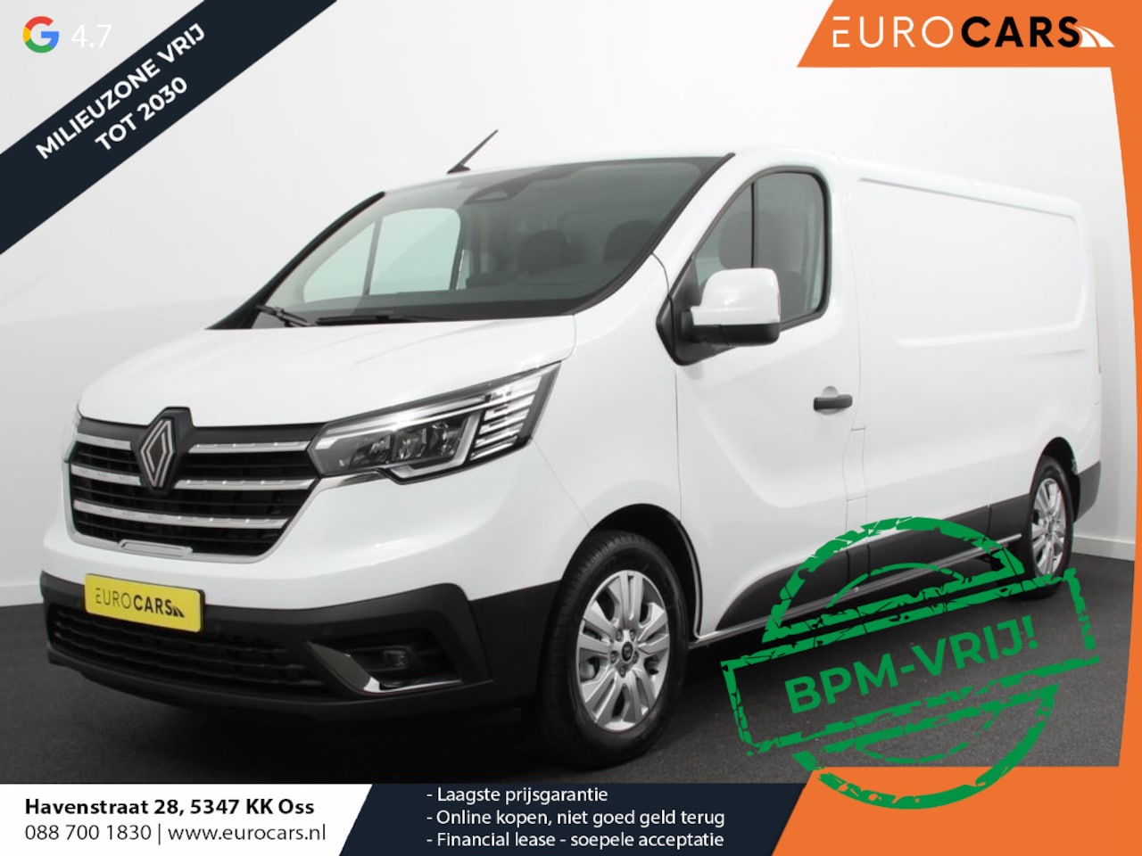 Renault Trafic - 2.0 Blue dC1 150 EDC T30 L2H1 Advance Navigatie Airco Lichtmetalen velgen Betimmering Trek - AutoWereld.nl