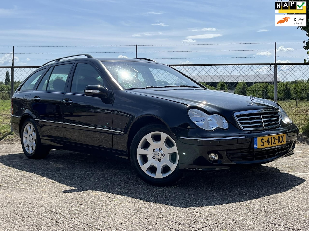 Mercedes-Benz C-klasse Combi - 180 Kompressor Elegance Weinig kilometers! - AutoWereld.nl