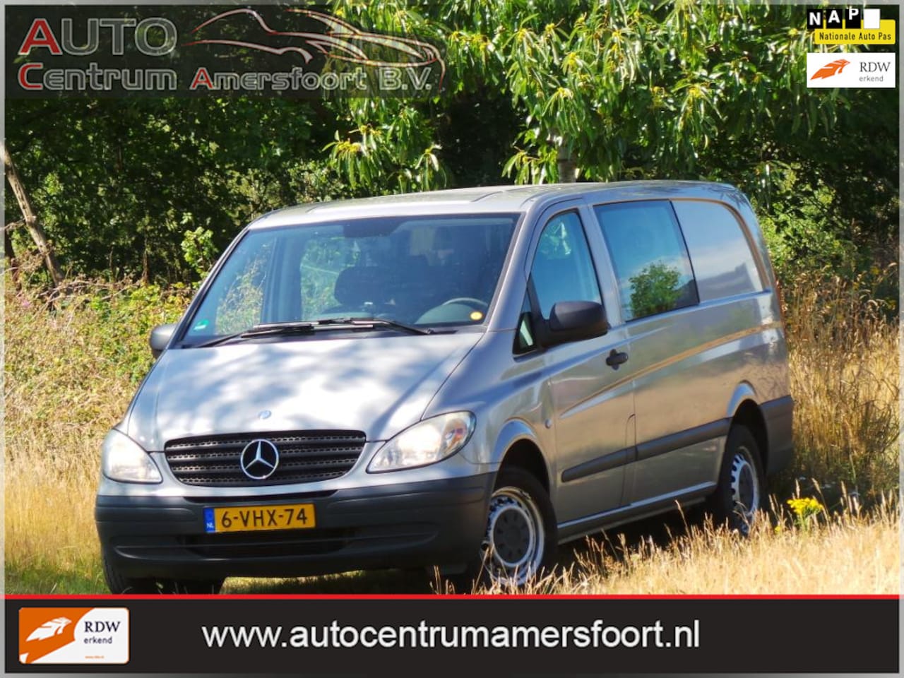 Mercedes-Benz Vito - 111 CDI 320 Lang DC luxe 111 CDI 320 Lang DC luxe ( AUTOMAAT + INRUIL MOGELIJK ) - AutoWereld.nl