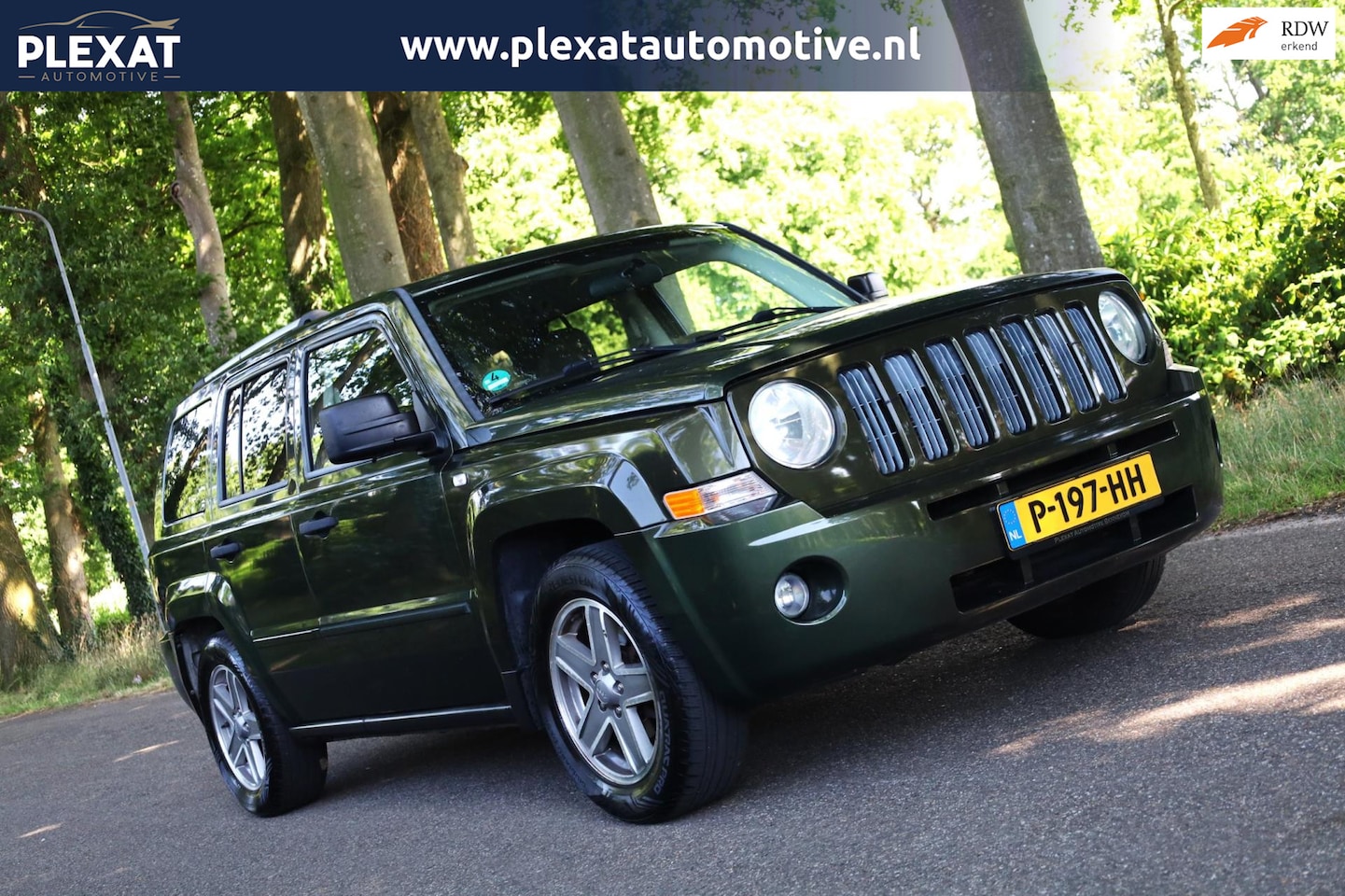Jeep Patriot - 2.4 Limited Automaat. | Groen | Leder | Airco | Historie | Trekhaak | Origineel DE | NAP | - AutoWereld.nl