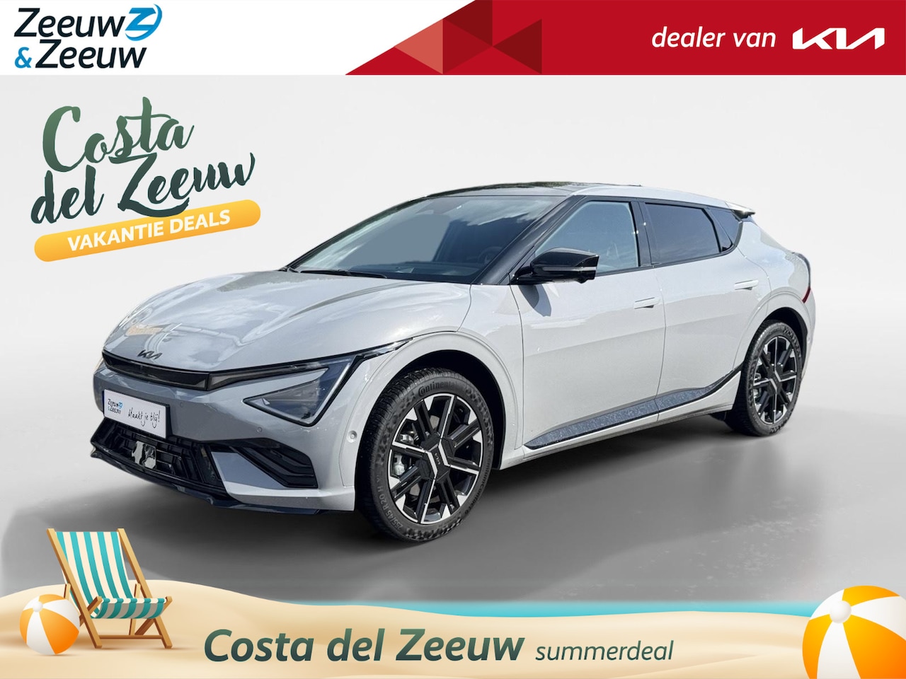 Kia EV6 - GT-Line 84 kWh Enkele op voorraad bel voor info | € 5000,- korting | + €700 korting op Kia - AutoWereld.nl