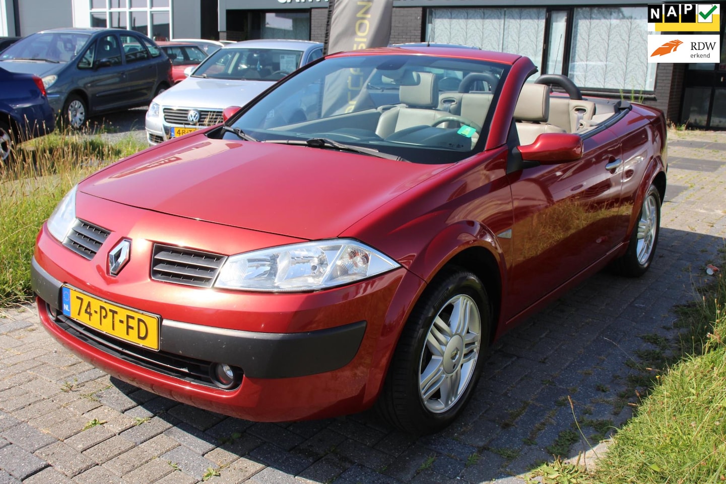 Renault Mégane coupé cabriolet - 2.0-16V Privilège Luxe Automaat Leder Climate Cruise LM-Velgen NAP APK - AutoWereld.nl