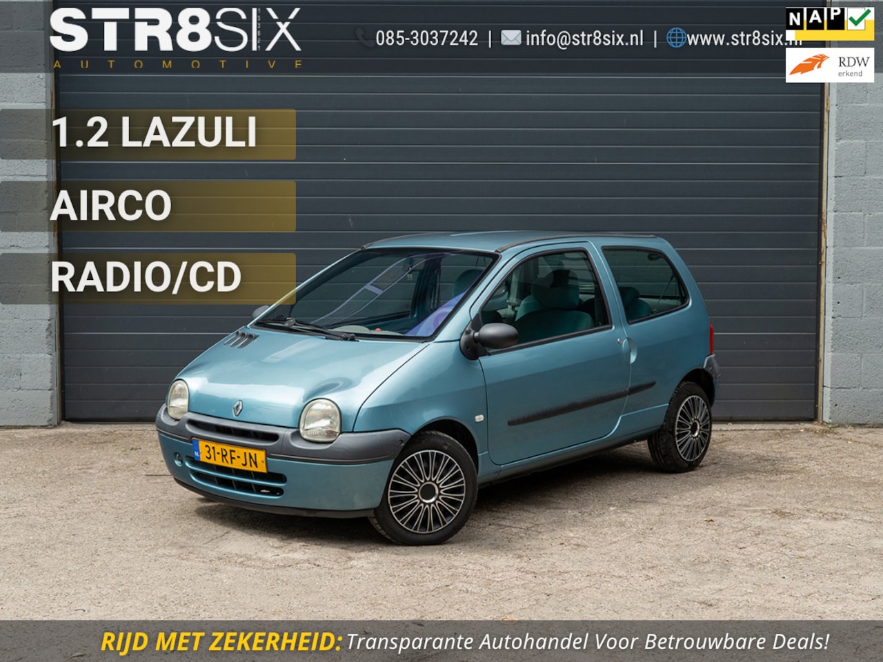 Renault Twingo - 1.2 Lazuli 58pk H5 | Airco | Zuinig | Radio CD - AutoWereld.nl