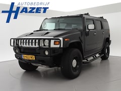 Hummer H2 - 6.0 V8 5-PERS. MAT ZWART + SCHUIFDAK | STANDKACHEL | LEDER | STOELVERWARMING