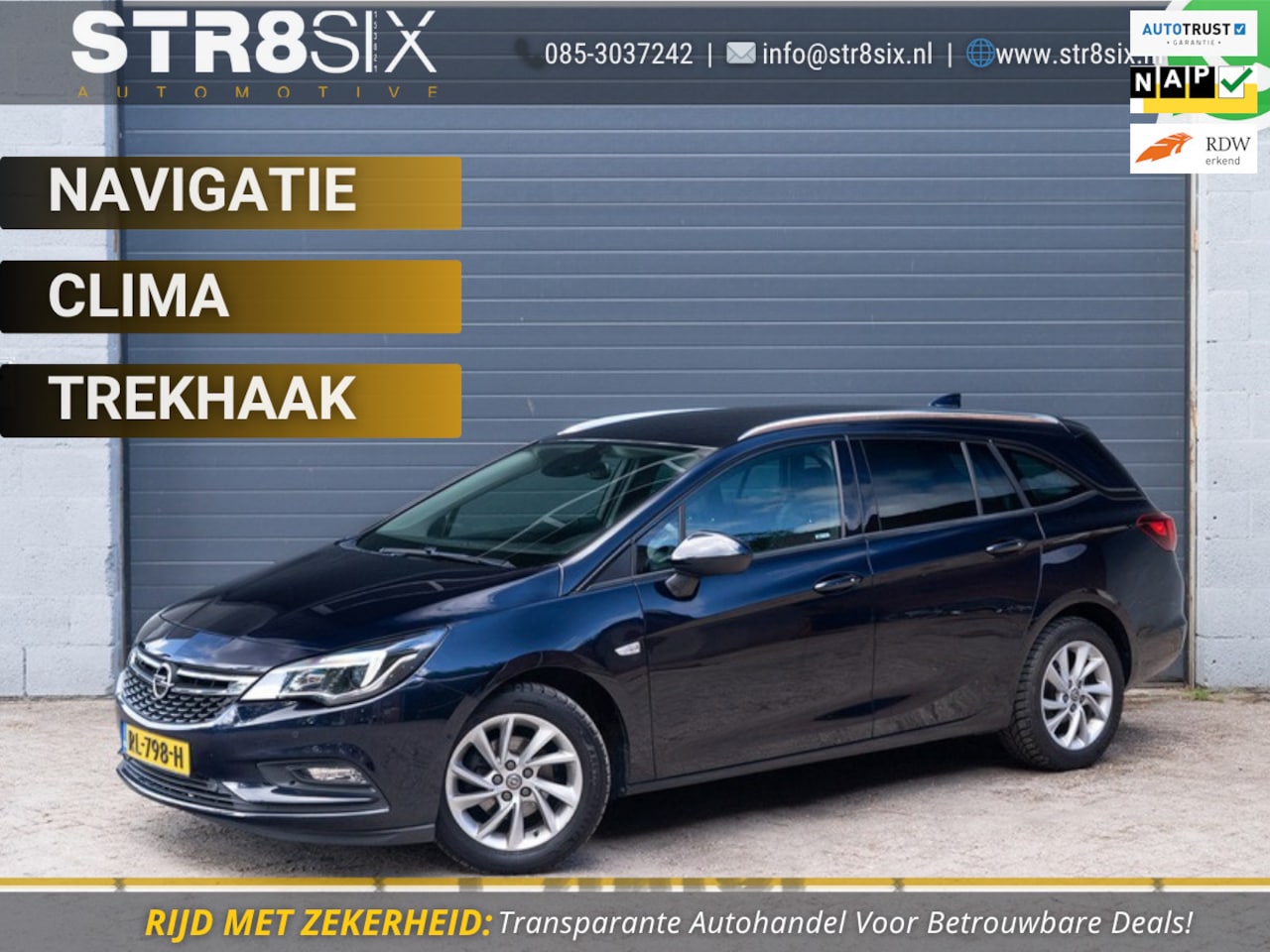 Opel Astra Sports Tourer - 1.0 105pk Business Executive H5 | Innovation+ | Navi | Clima | Trekhaak - AutoWereld.nl