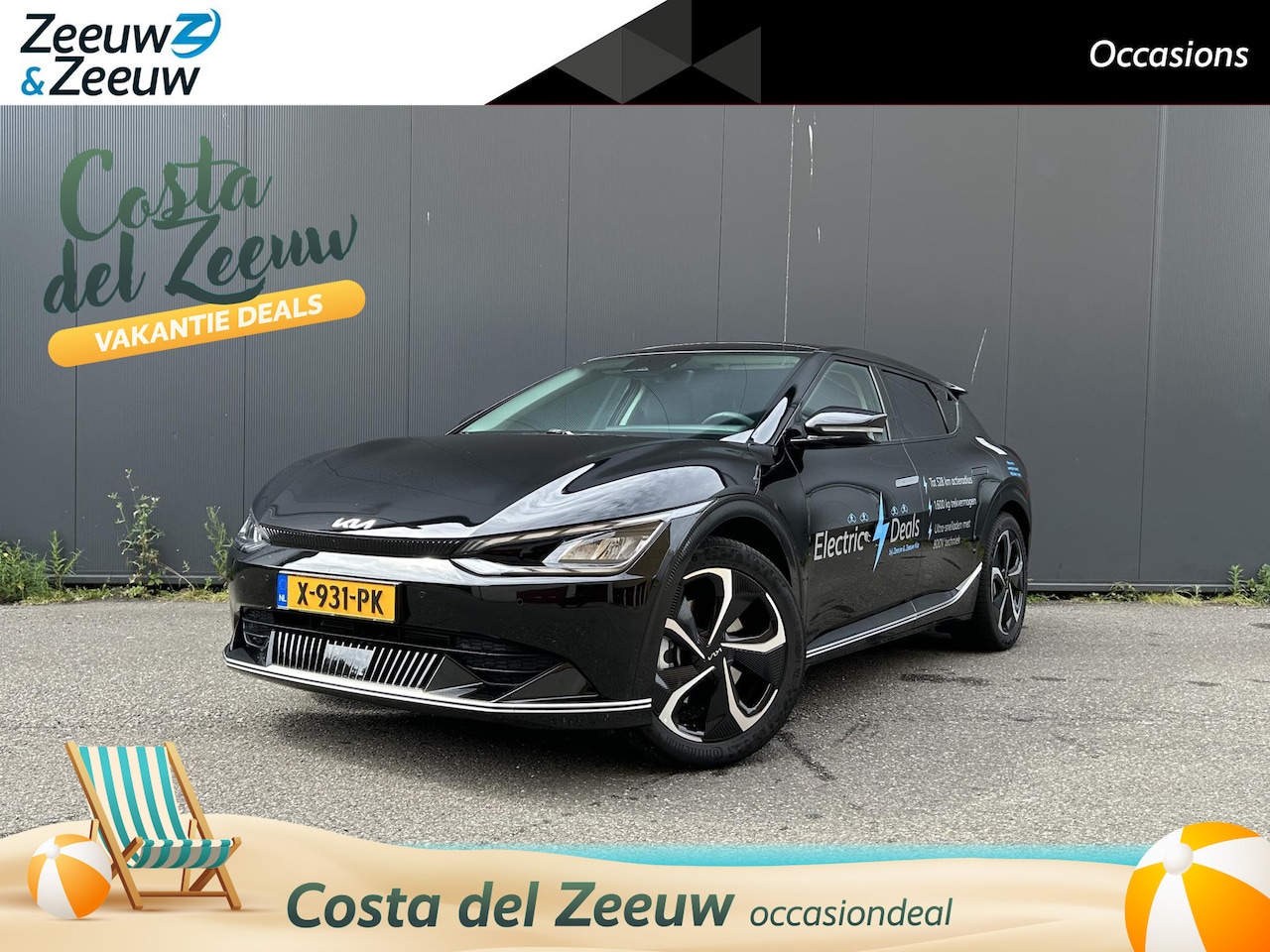 Kia EV6 - Plus Advanced Business Pack 77.4 kWh Apple Carplay | Navi | Adaptieve Cruise Controle | BT - AutoWereld.nl
